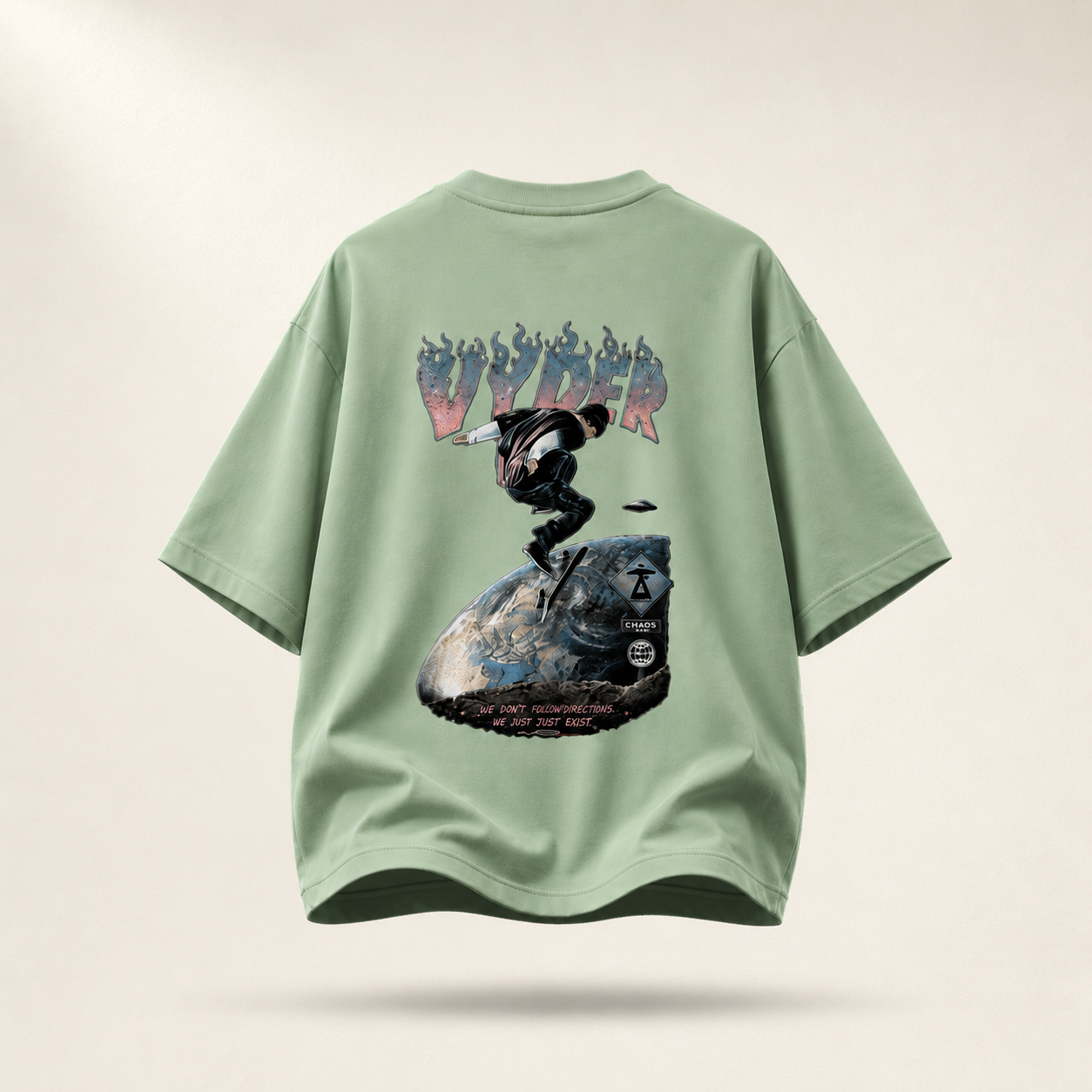 VYDER "Daydream Chaos" Men's Oversized Tee