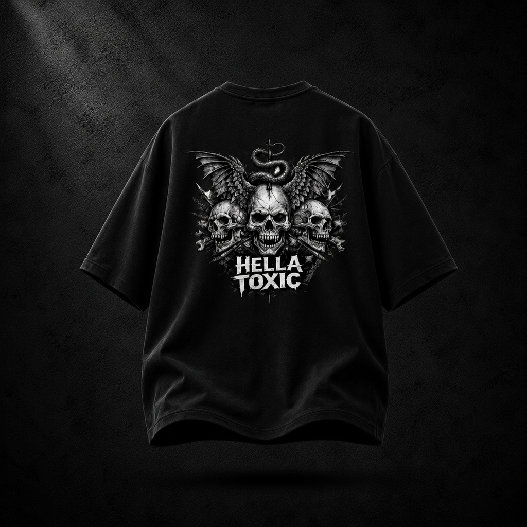 Hella Toxic Oversized Tee