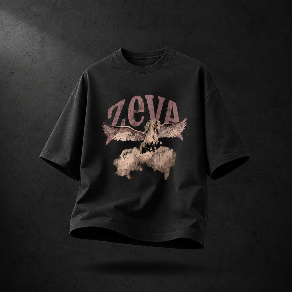 Pegasus Oversized Terry Tee