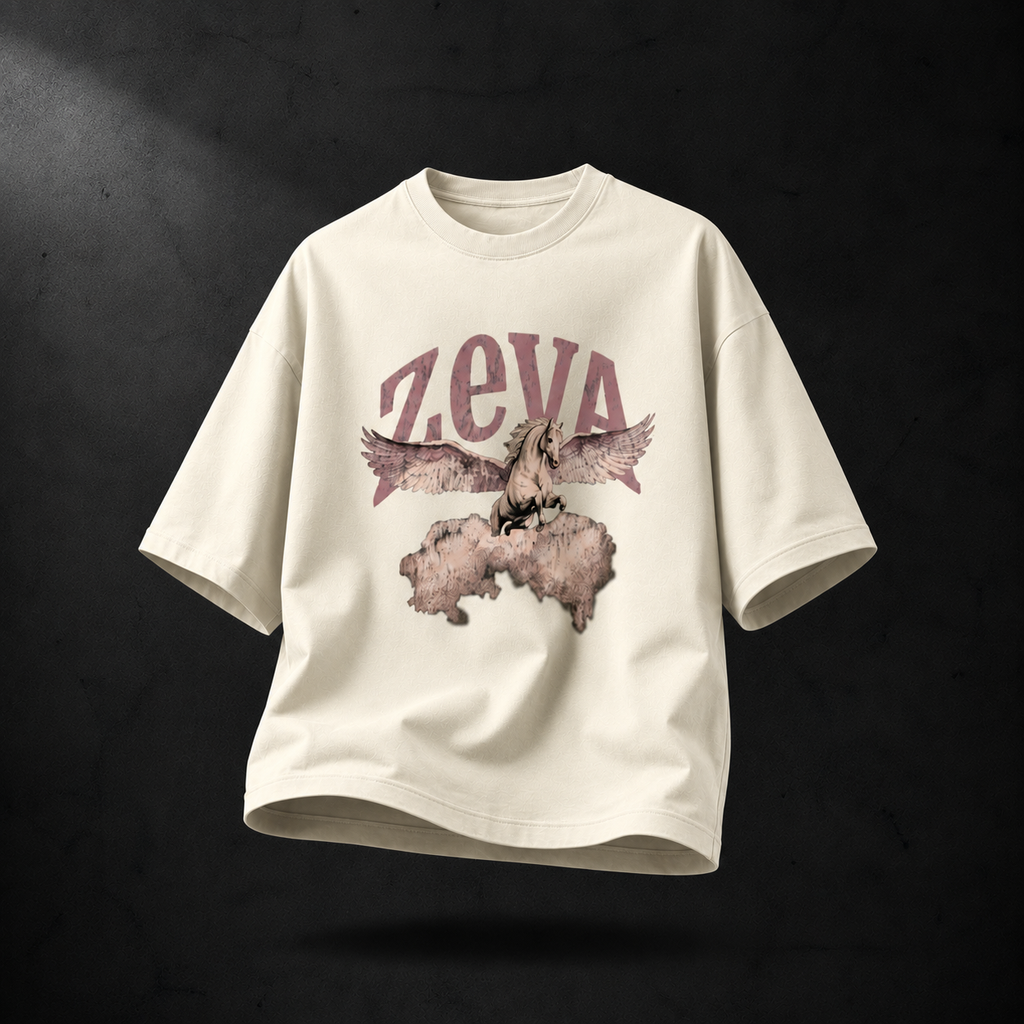 Pegasus Oversized Terry Tee