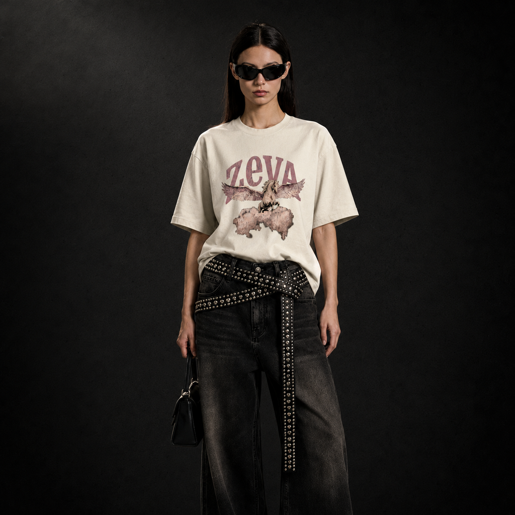 Pegasus Oversized Terry Tee