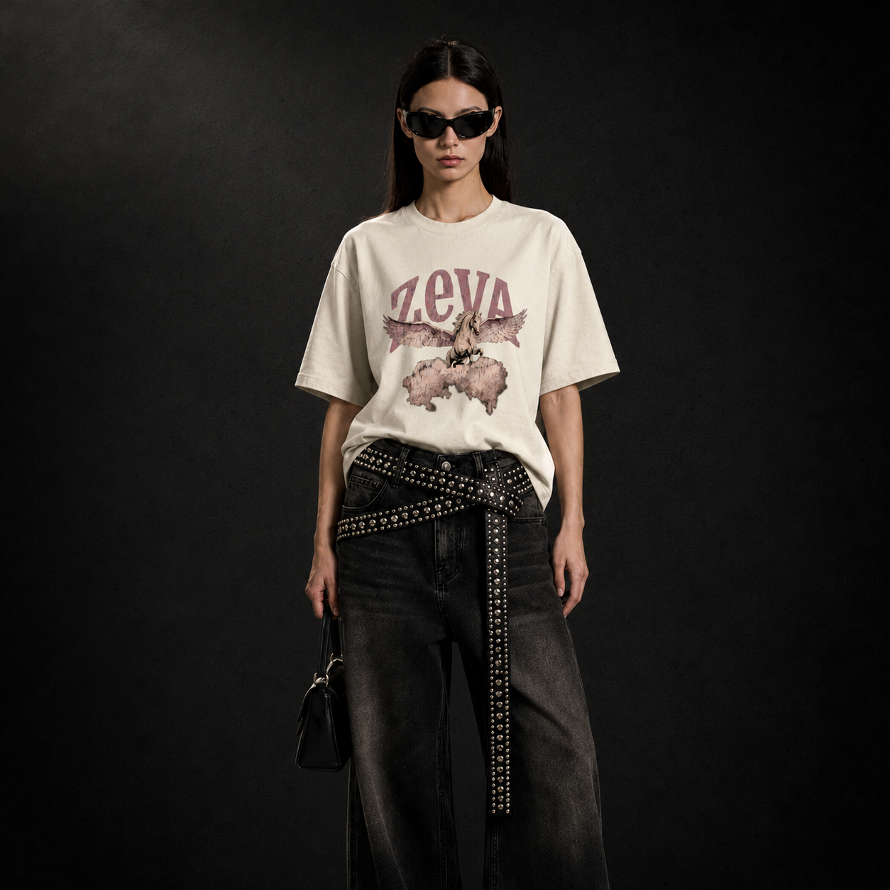 Pegasus Oversized Terry Tee