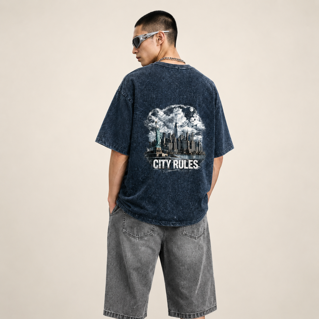 VYDER City Rules Oversized Tee