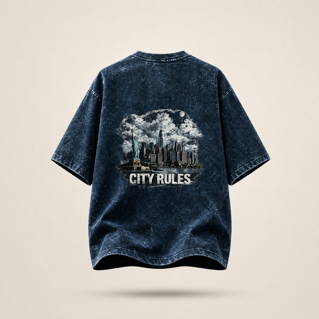 VYDER City Rules Oversized Tee