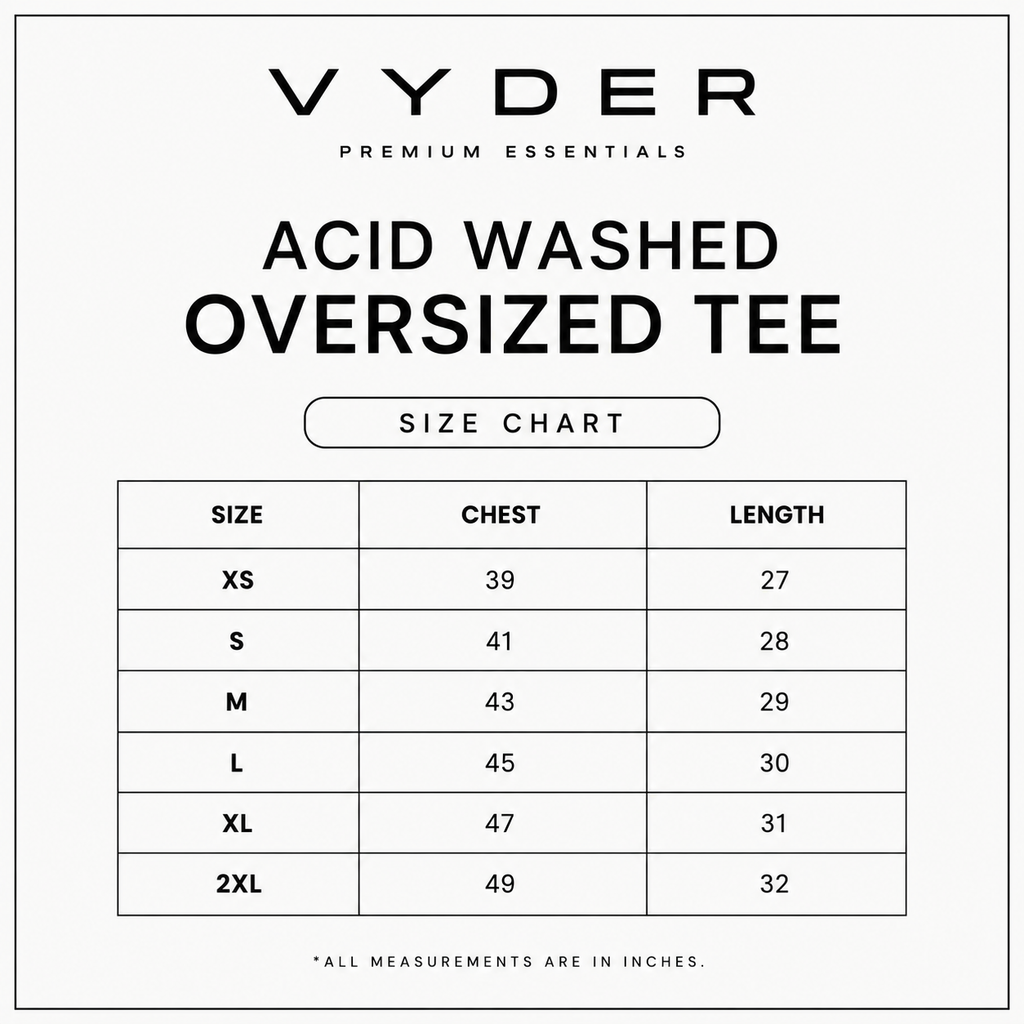 VYDER City Rules Oversized Tee