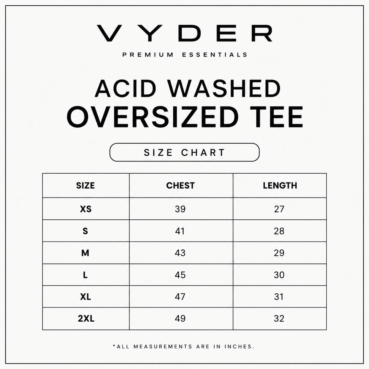 VYDER City Rules Oversized Tee