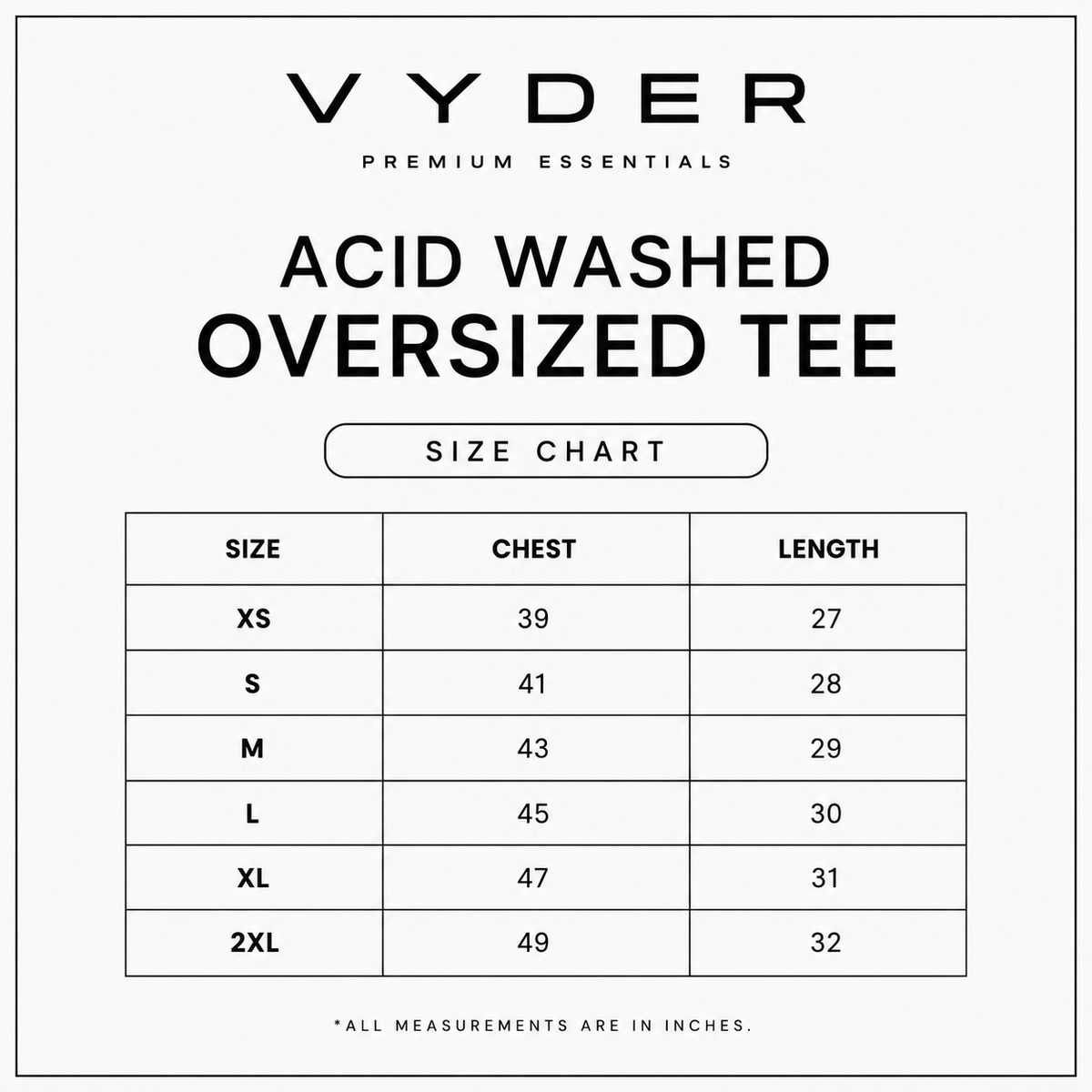 VYDER City Rules Oversized Tee