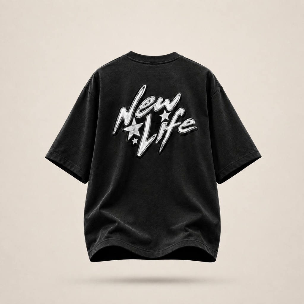 New Life Flame Oversized Tee
