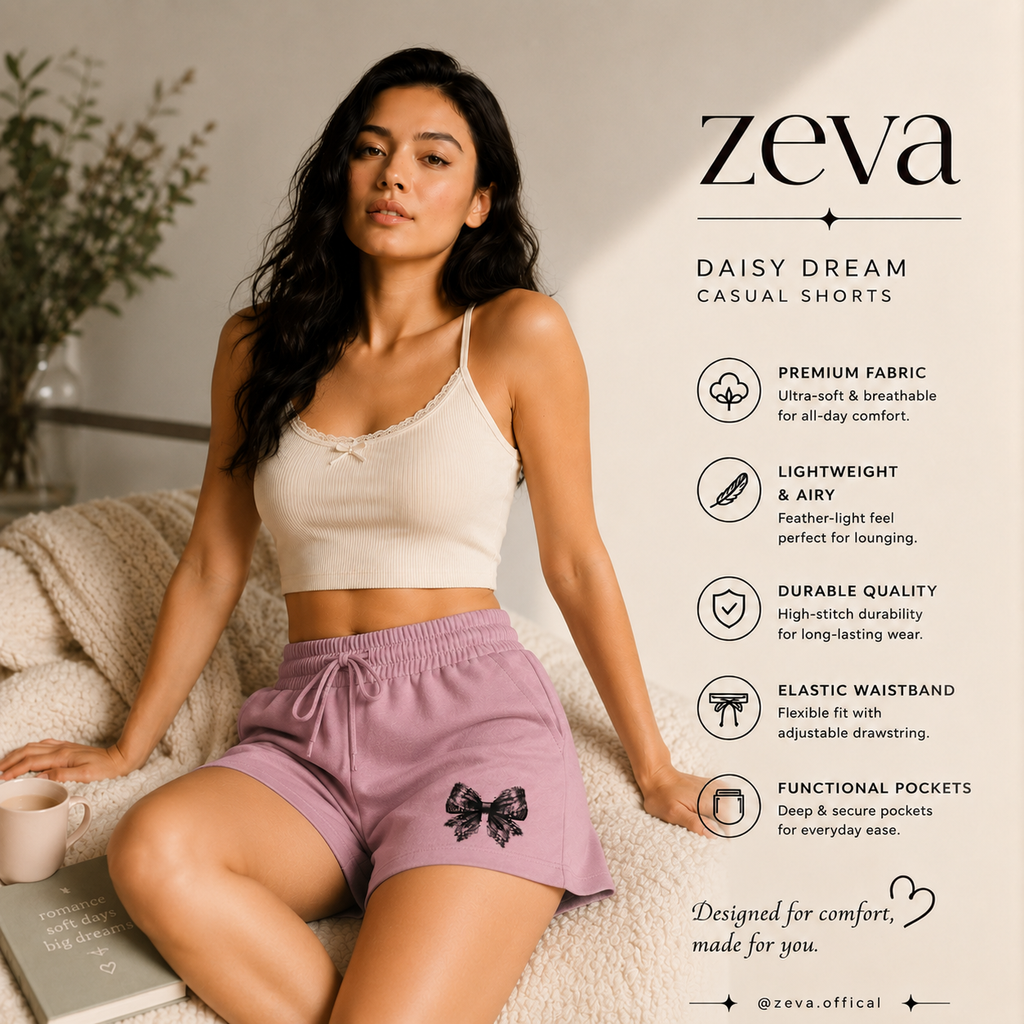 ZEVA Daisy Dream Bow Shorts