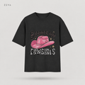 ZEVA Saddle Up Cowgirls Oversized Tee