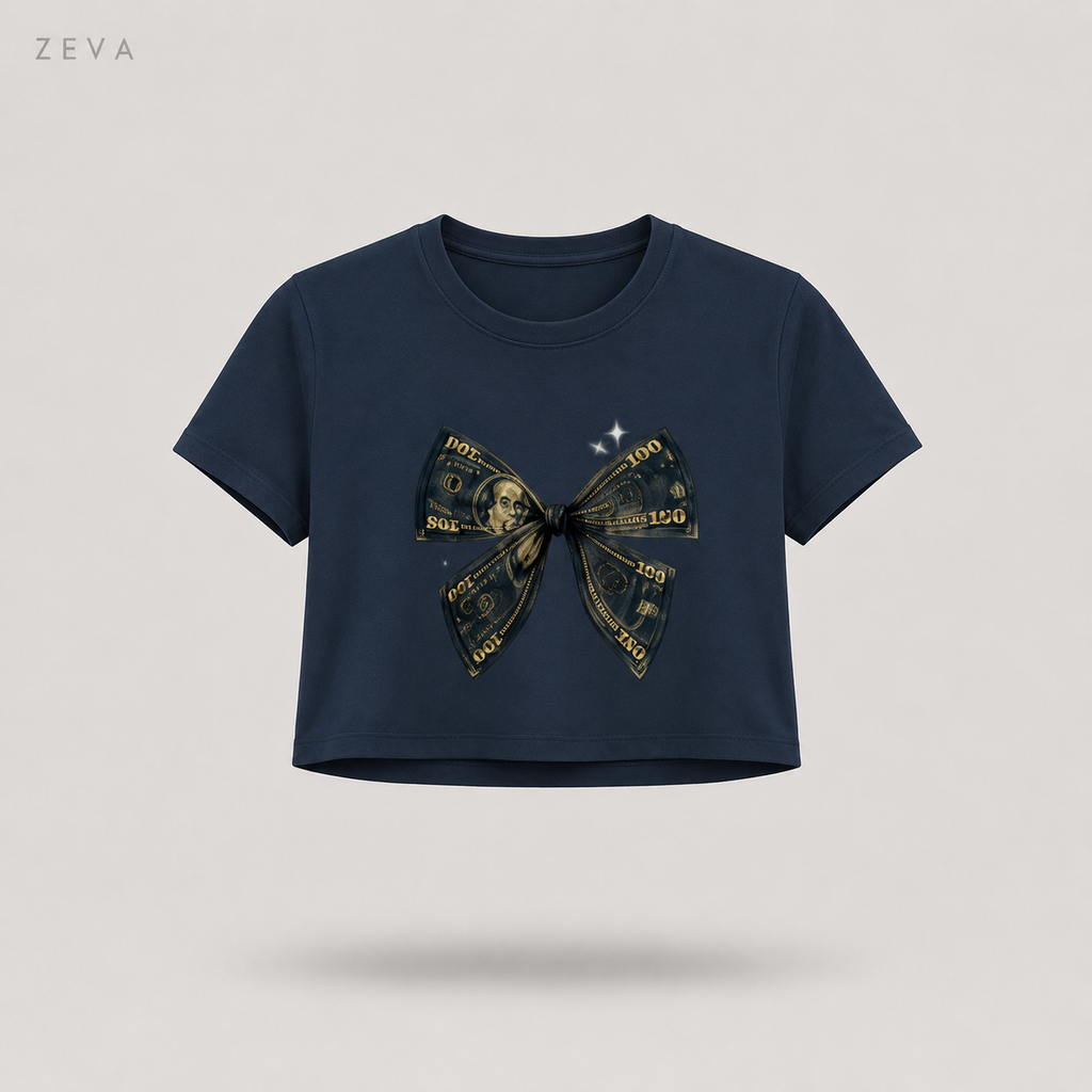 ZEVA Money Bow Crop Top