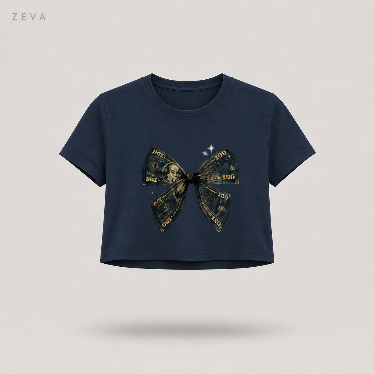 ZEVA Money Bow Crop Top