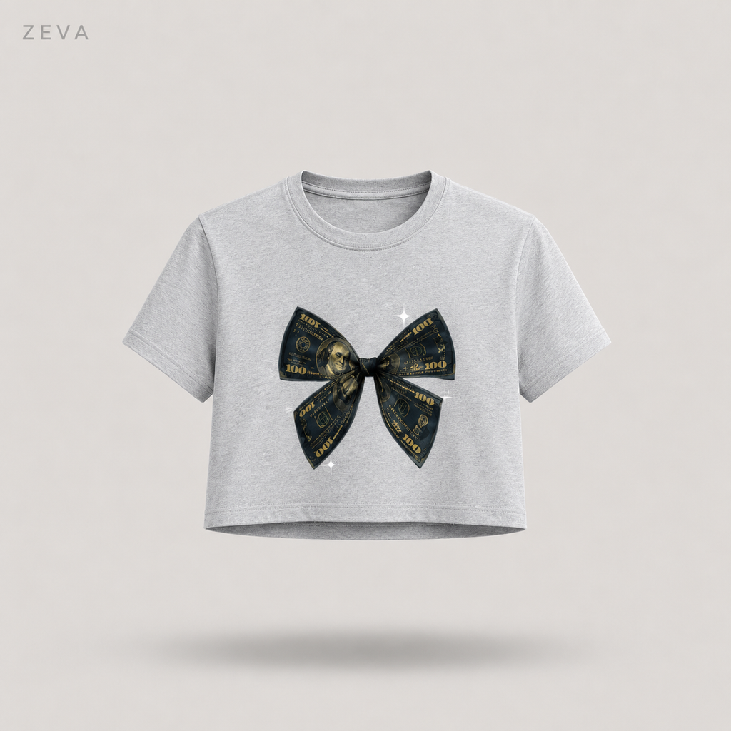 ZEVA Money Bow Crop Top