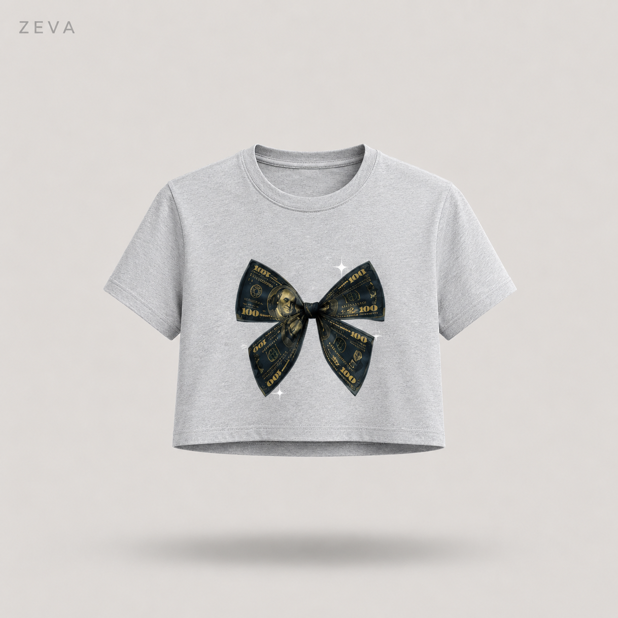 ZEVA Money Bow Crop Top