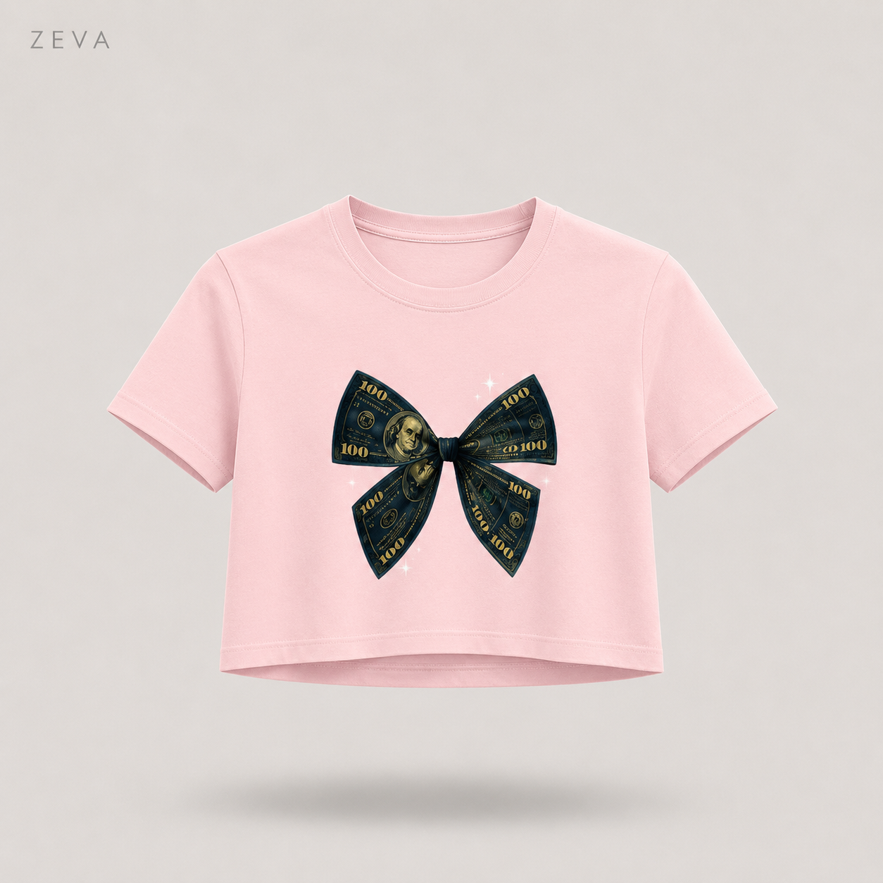 ZEVA Money Bow Crop Top