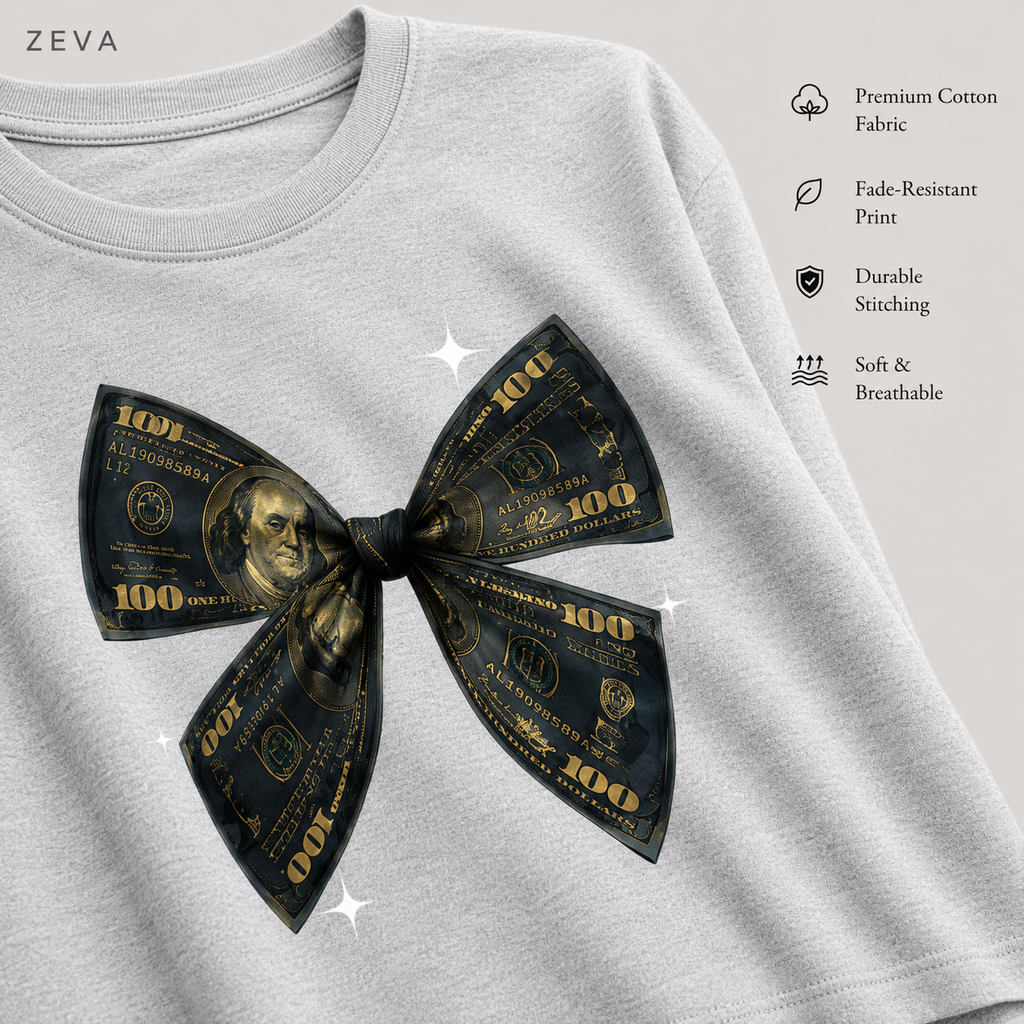 ZEVA Money Bow Crop Top